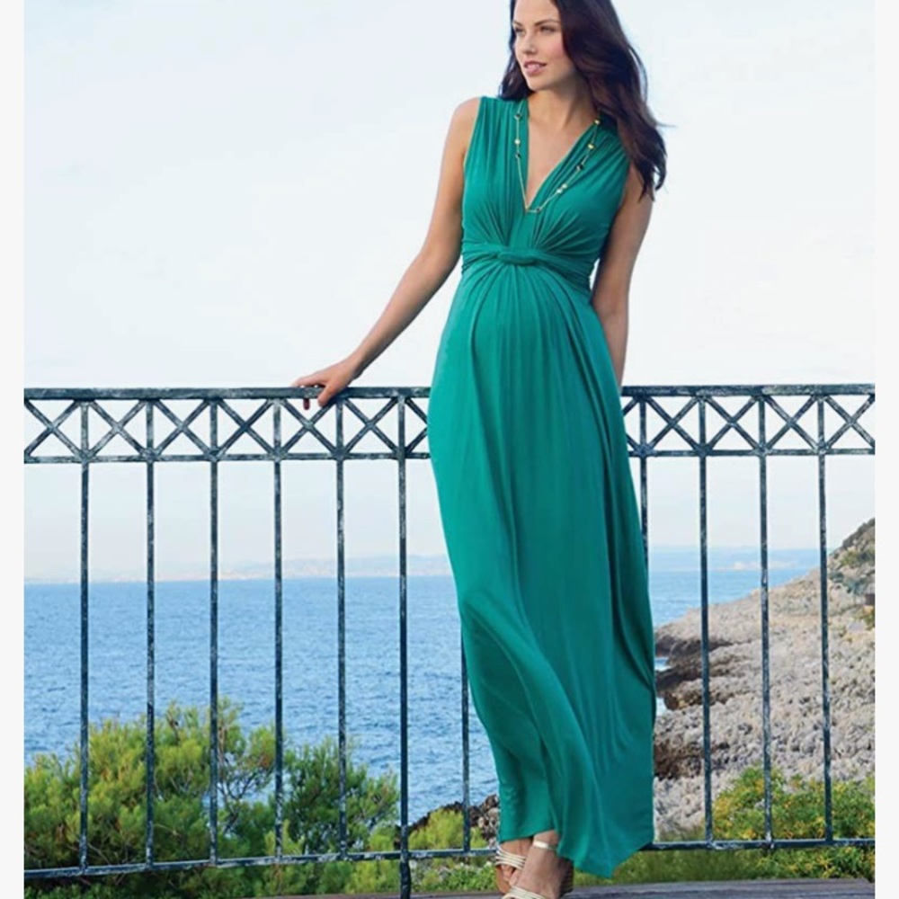 Seraphine Joe Knot Front Maternity Dress